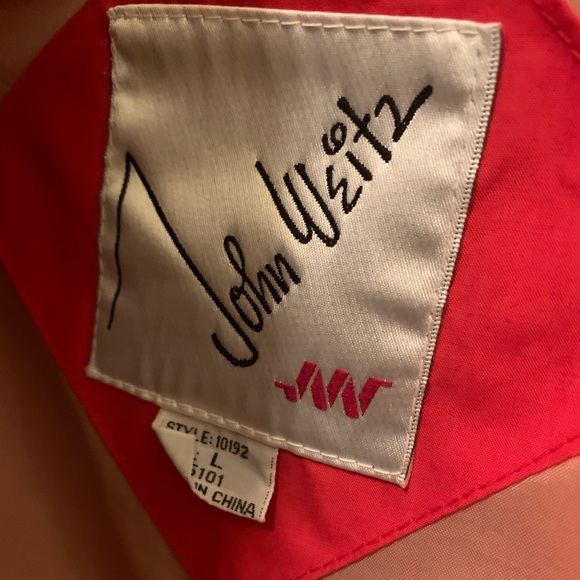 John Weitz Vintage Windbreaker Jacket•SZ L - Picture 3 of 5